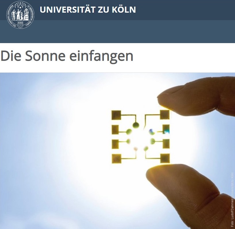 Entwicklung effizienter Solarzellen an der Universität zu Köln