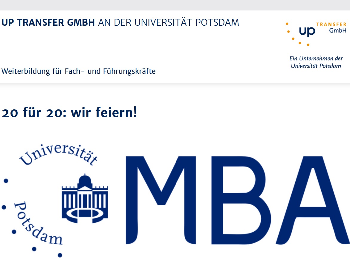 Ein tolles Jubiläum: 20 Jahre Universität Potsdam