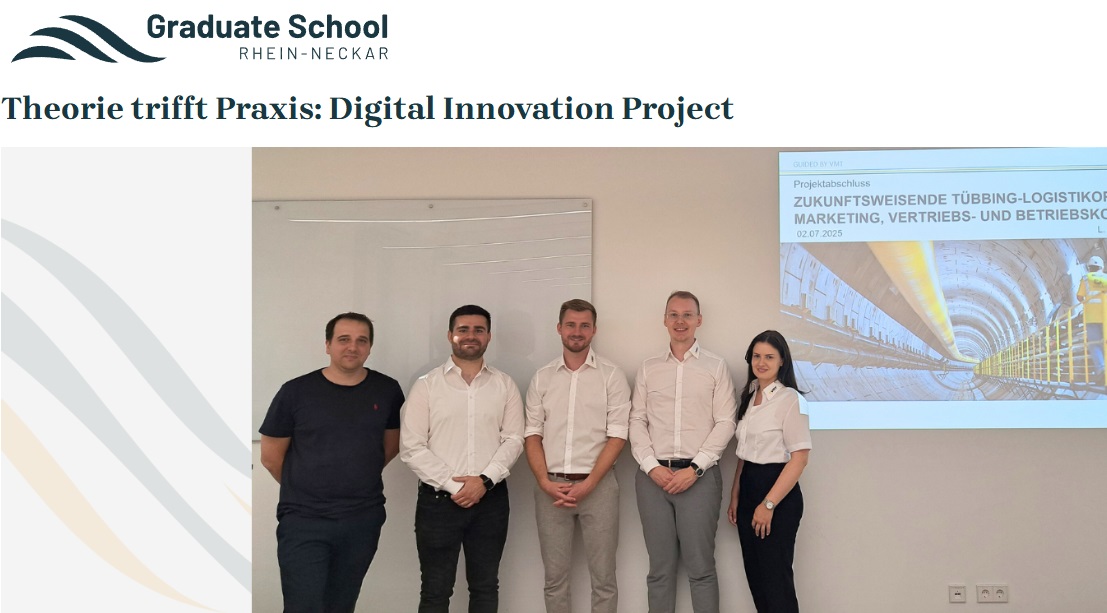 Theorie trifft Praxis: Digital Innovation Project an der Graduate School Rhein-Neckar